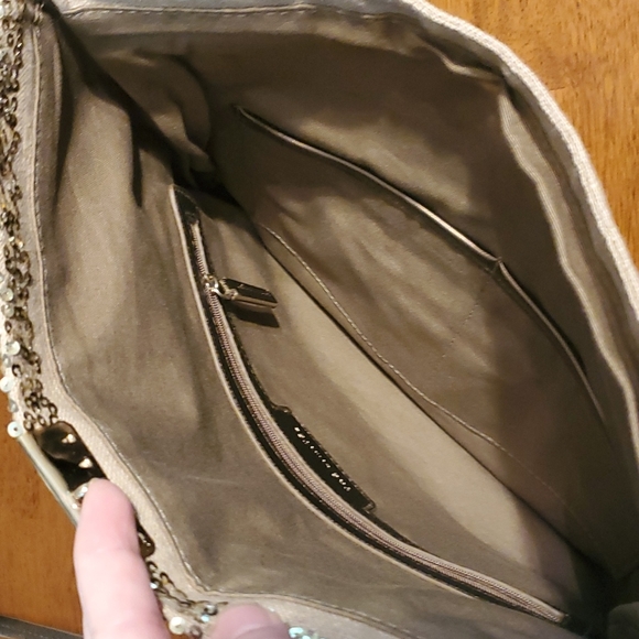 🤎The Limited🤎Khaki, cross-body with sequins. - Picture 7 of 13